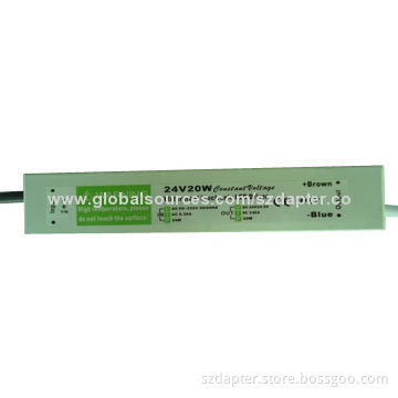LED Driver, 12/24VV 20W, IP67, CE/RoHS Marks